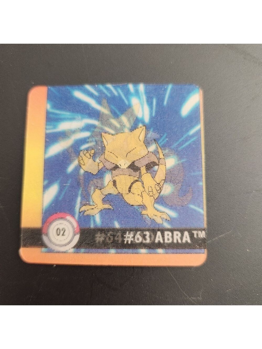 Abra Kadabra Lenticular Pokemon Card Artbox TCG Nintendo Game Anime Japan